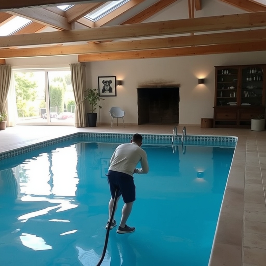 entretien de piscine à Harfleur (illustration)